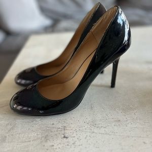 Banana Republic Black Patent Leather Heels Size 9